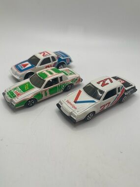 Three vintage  1:64 scale ERTL 1980’s stock cars